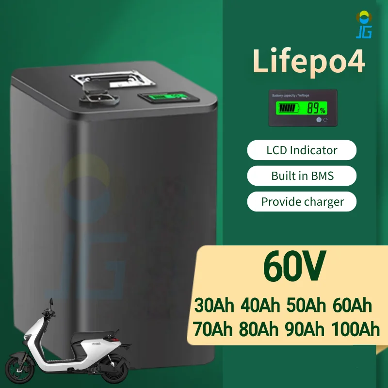 BMS 20S Lifepo4 60V 30Ah 40Ah 50Ah 60Ah 70Ah 80Ah 90Ah 100Ah Lithium Battery for 1000W 2000W 3000W Rickshaw Off-road Vehicle
BMS 20S Lifepo4 60V 30Ah 40Ah 50Ah 60Ah 70Ah 80Ah 90Ah 100Ah Lithium Battery for 1000W 2000W 3000W Rickshaw Off-road Vehicle