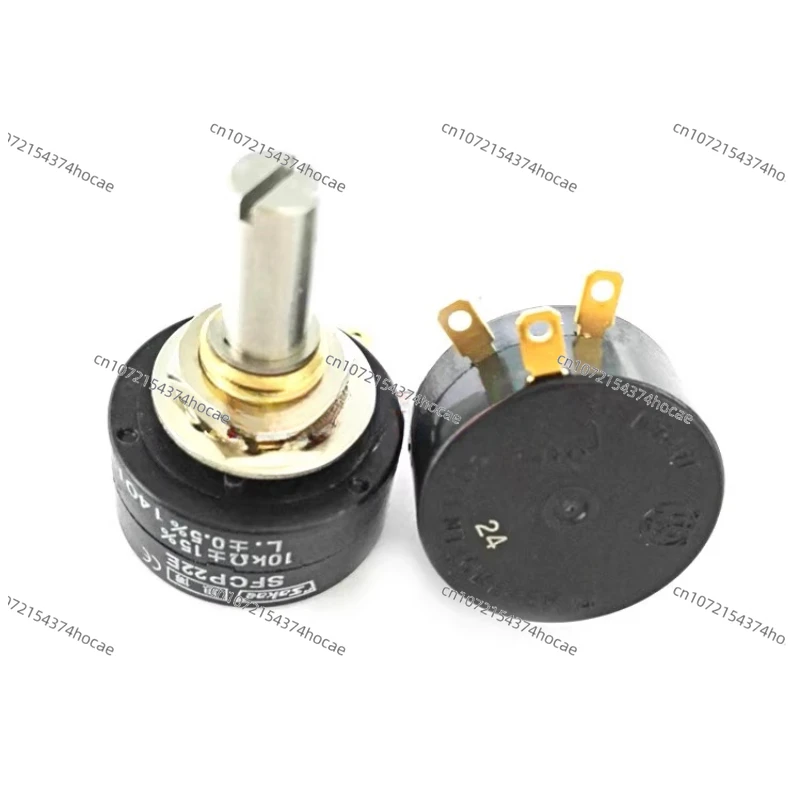 SAKAE SFCP22E Conductive Plastic Potentiometer precise 1K 5K 10K Single circle rotation/Continuous rotation
SAKAE SFCP22E Conductive Plastic Potentiometer precise 1K 5K 10K Single circle rotation/Continuous rotation