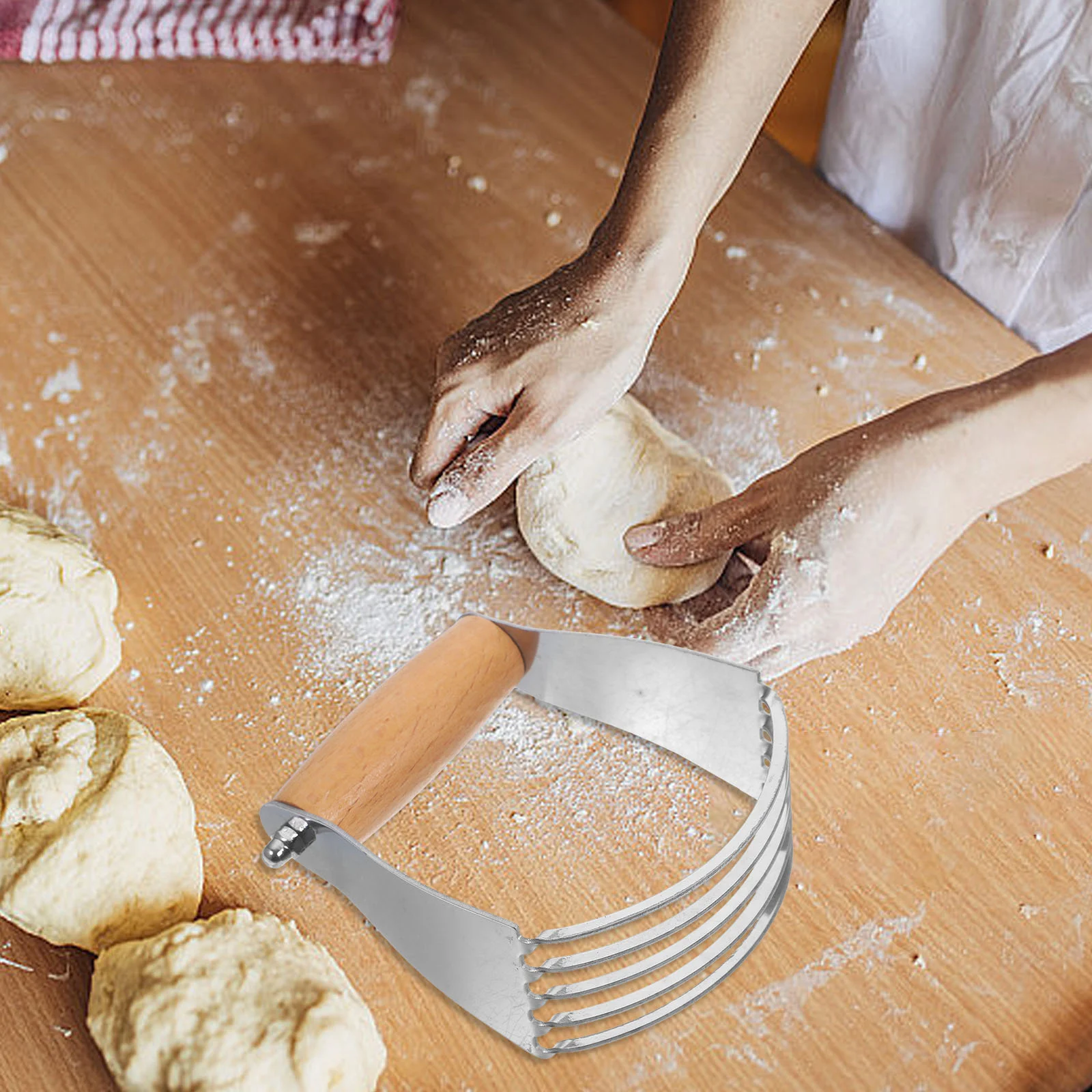Tool Butter Stir Cut Hand Blenders Pastry Shortening Stainless Steel Kitchen Flour
Tool Butter Stir Cut Hand Blenders Pastry Shortening Stainless Steel Kitchen Flour
