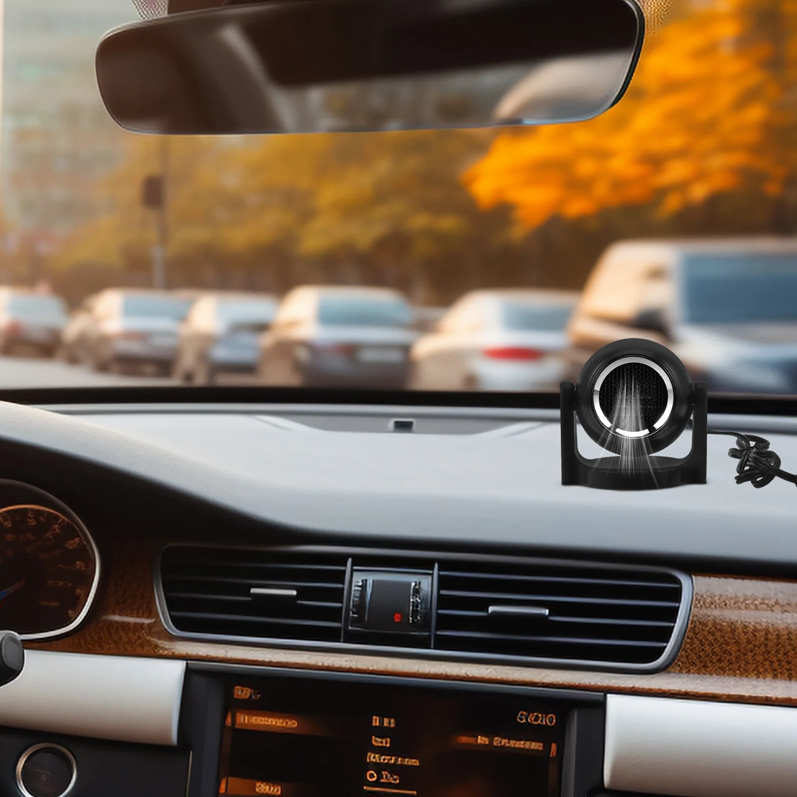 Car Heater and Defroster 12V Portable Heating Fan for Quick Windshield Defrosting Space Heater for Car Cigarette Lighter Powered
Car Heater and Defroster 12V Portable Heating Fan for Quick Windshield Defrosting Space Heater for Car Cigarette Lighter Powered