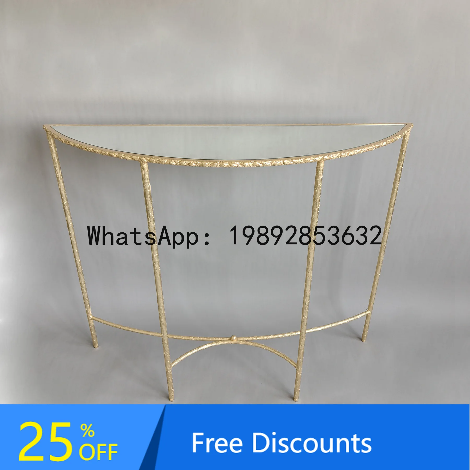 CZ American Retro Iron Art Entryway Table Villa Hotel Homestay Model Room Iron Art Forged Living Room Entryway
CZ American Retro Iron Art Entryway Table Villa Hotel Homestay Model Room Iron Art Forged Living Room Entryway