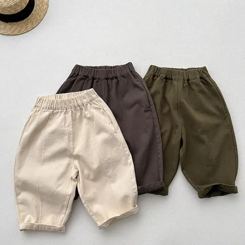 2025 Autumn New Children Trousers Solid Boys Casual Pants Cotton Baby Loose Pants Toddler Girls Harem Pants Kids Clothes
2025 Autumn New Children Trousers Solid Boys Casual Pants Cotton Baby Loose Pants Toddler Girls Harem Pants Kids Clothes