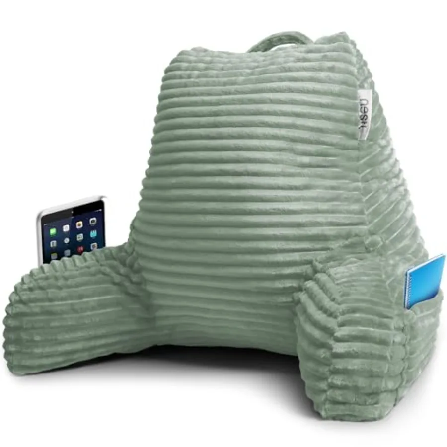Reading Pillow with Shredded Memory Foam Luxe Cut Plush Back Pillow for Sitting Up in Bed Back and Arms Adjustable Support for
Reading Pillow with Shredded Memory Foam Luxe Cut Plush Back Pillow for Sitting Up in Bed Back and Arms Adjustable Support for