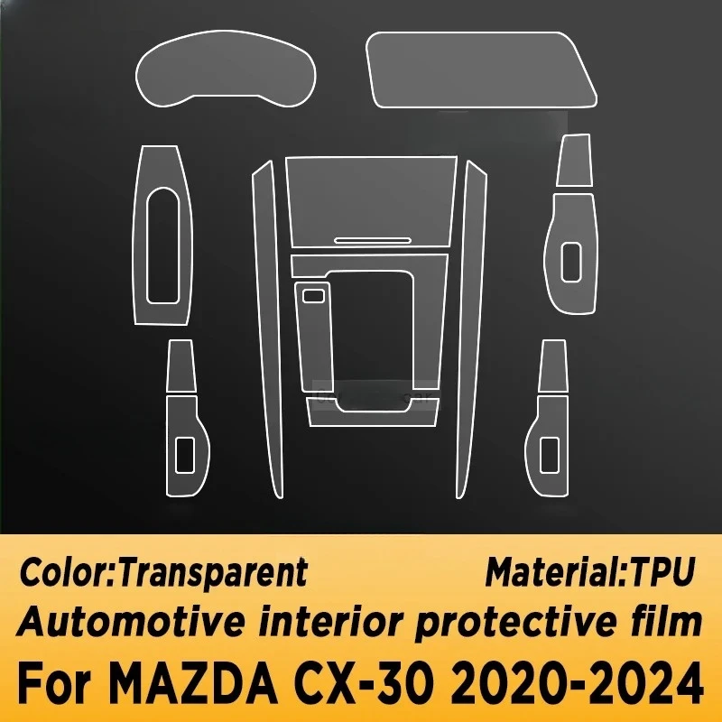 For MAZDA CX30 2020-2024 Gearbox Panel Navigation Screen Automotive Interior TPU Protective Film Cover Anti-Scratch Accessories
For MAZDA CX30 2020-2024 Gearbox Panel Navigation Screen Automotive Interior TPU Protective Film Cover Anti-Scratch Accessories