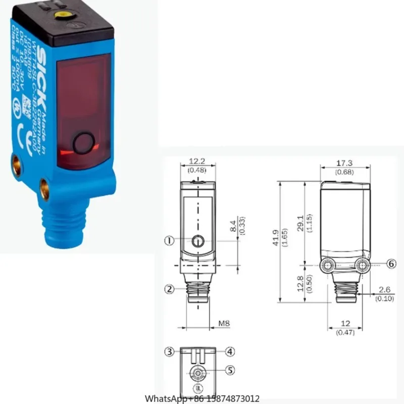 SICK Multi-task photoelectric sensor 1097190 WTT4SLC-3B2262A00
SICK Multi-task photoelectric sensor 1097190 WTT4SLC-3B2262A00