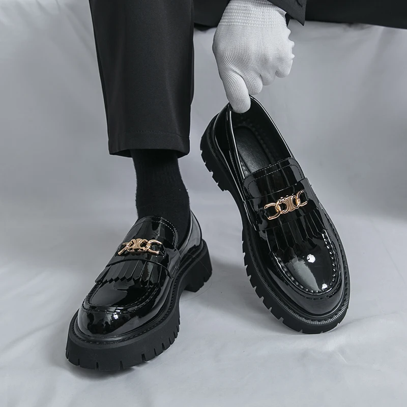 Men Loafers PU Thick Sole Comfortable Classic Trend Men Shoes Size 38-46
Men Loafers PU Thick Sole Comfortable Classic Trend Men Shoes Size 38-46