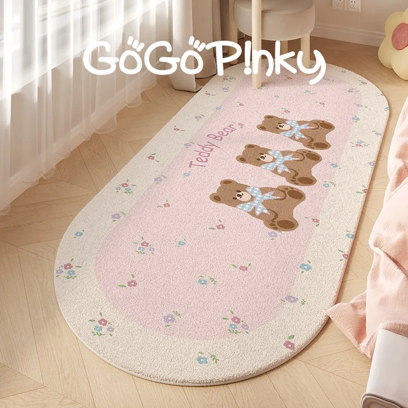 Korean cute cartoon teddy bear bedside blanket bedroom room cool plush foot cushion living room sofa coffee table blanket
Korean cute cartoon teddy bear bedside blanket bedroom room cool plush foot cushion living room sofa coffee table blanket