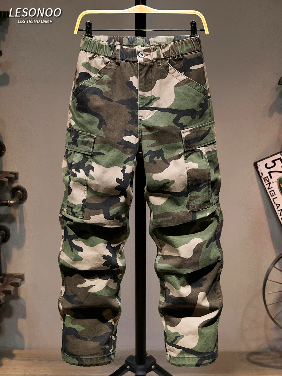 High Quali Camouflage Work Pants Men's Loose Straight Leg Outdoor Casual Trousers Faionable Urban Sle Comfortable Cotton
High Quali Camouflage Work Pants Men's Loose Straight Leg Outdoor Casual Trousers Faionable Urban Sle Comfortable Cotton