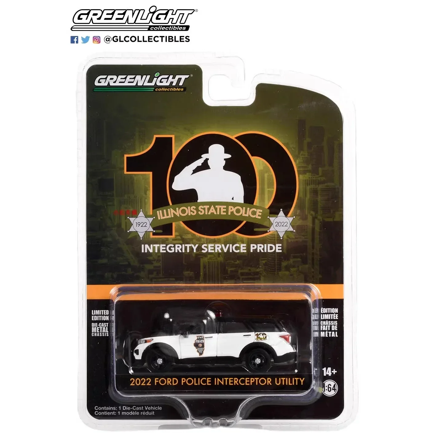 1:64 2022 Ford Police Interceptor Utility High Simulation Car Alloy Car Model Diecasts & Collection CarToy Child ornament
1:64 2022 Ford Police Interceptor Utility High Simulation Car Alloy Car Model Diecasts & Collection CarToy Child ornament