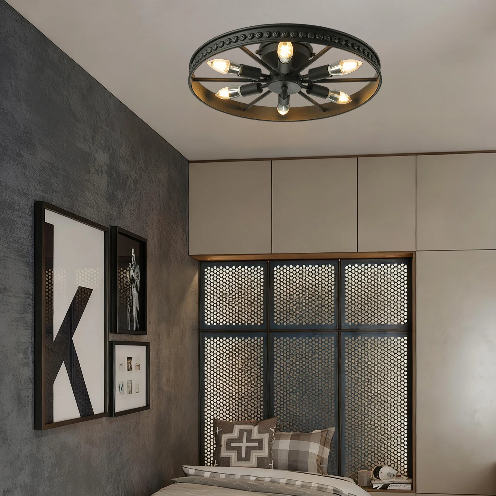 NEW Industrial Round Ceiling Light, Ceiling Lights for Residential and Commercial Lighting Bedroom, Kitchen, Bathroom 110V
NEW Industrial Round Ceiling Light, Ceiling Lights for Residential and Commercial Lighting Bedroom, Kitchen, Bathroom 110V