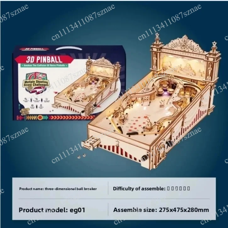 Challenging Mechanical 3D Pinball Assembly Model Kit, Music-Playing Three-Dimensional Puzzle, Tenth-Level Difficulty Adult Toy
Challenging Mechanical 3D Pinball Assembly Model Kit, Music-Playing Three-Dimensional Puzzle, Tenth-Level Difficulty Adult Toy
