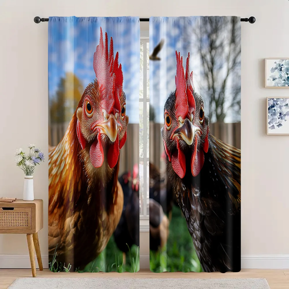 2pc, Party Window Curtains farmhouse cute funny chicken country animal Protecting Privacy Party Decorations Suitable for Living
2pc, Party Window Curtains farmhouse cute funny chicken country animal Protecting Privacy Party Decorations Suitable for Living