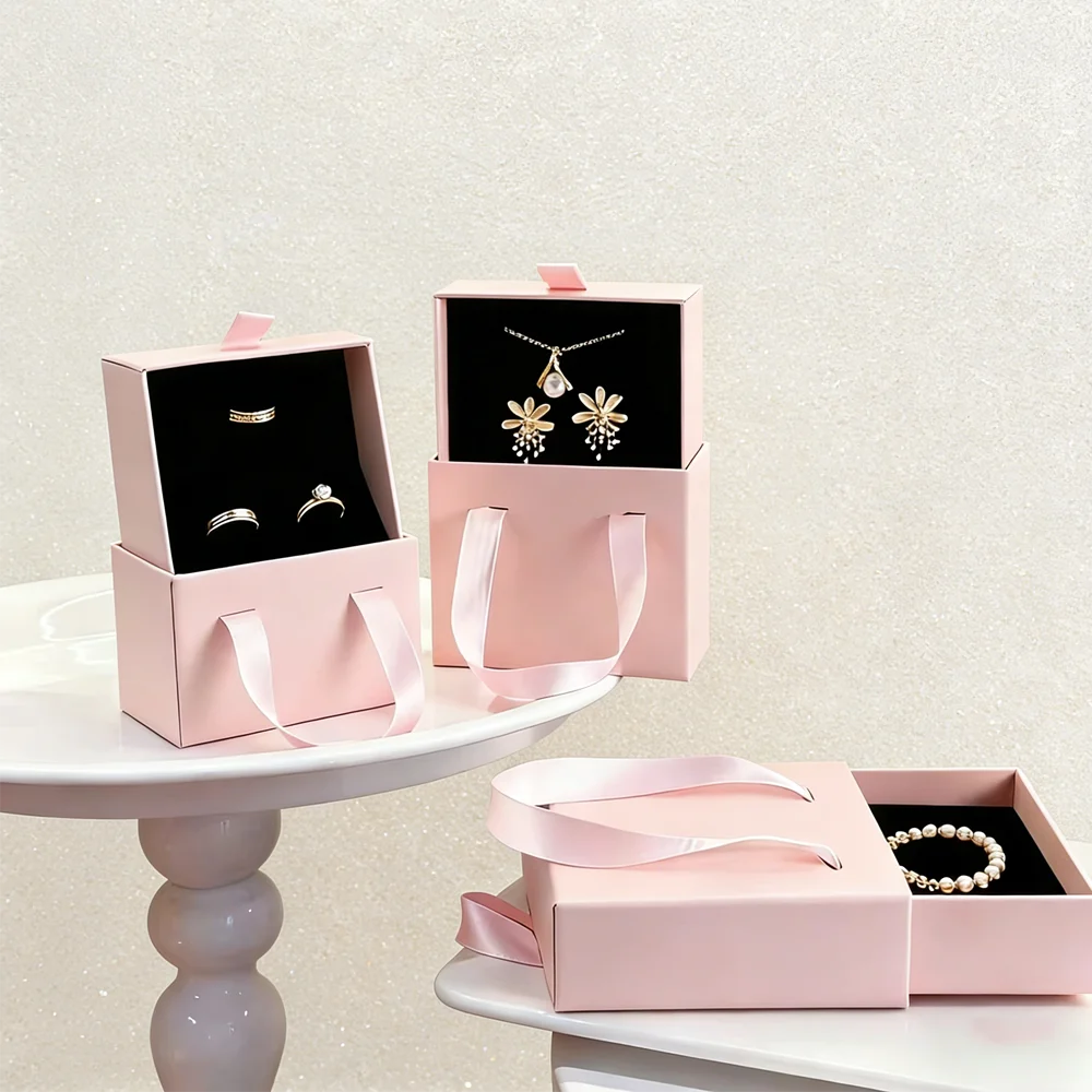 100Pcs Jewelry Drawer Box Sliding Portable Bag Packaging Jewellry Organizer Rings Necklaces Earrings Bracelets Display Gift Case
100Pcs Jewelry Drawer Box Sliding Portable Bag Packaging Jewellry Organizer Rings Necklaces Earrings Bracelets Display Gift Case