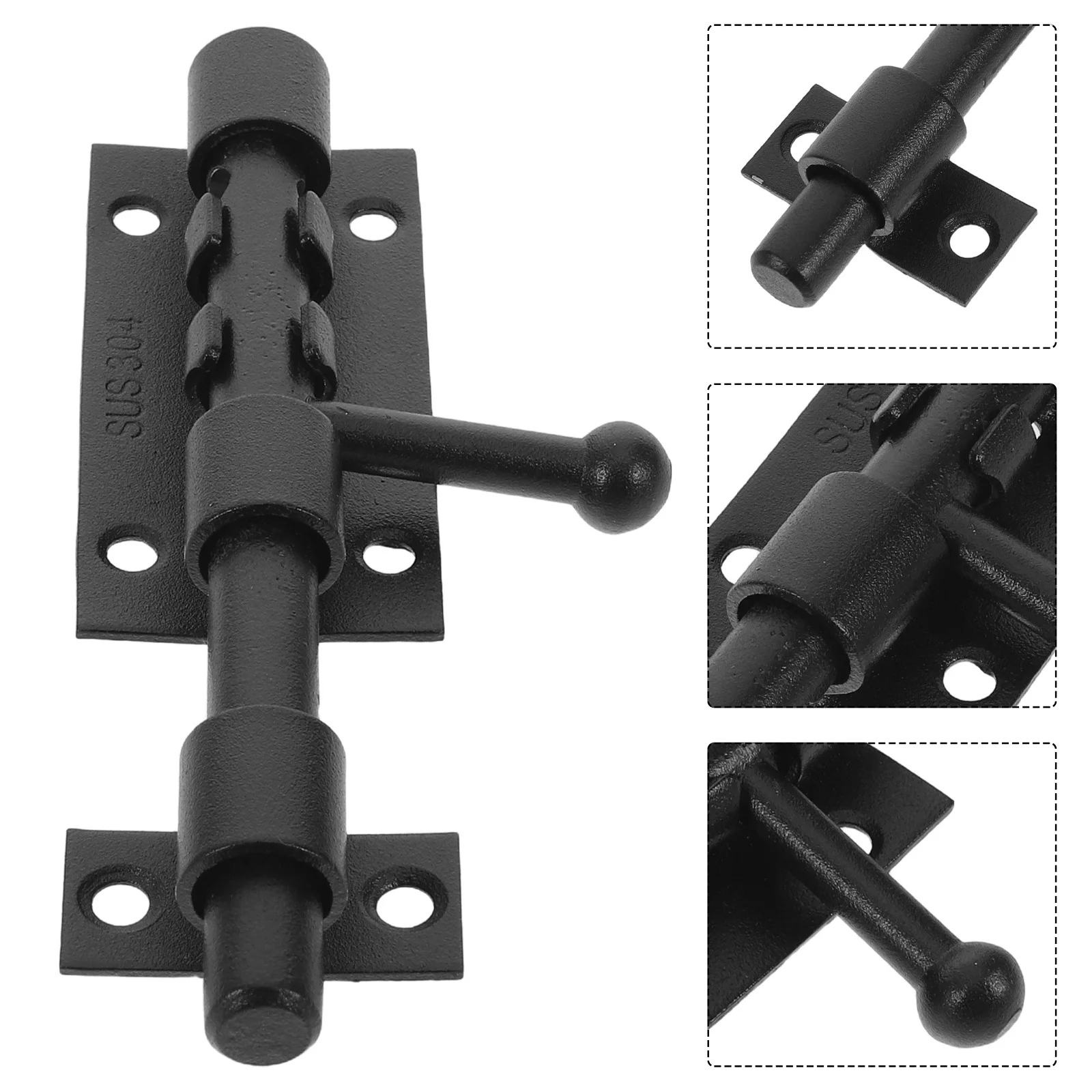 Stainless Steel Slide Gate Latches Heavy Duty Bolt Lock for Barn Door Security Outdoor Fences Black Outdoor Slide Bolt Latch
Stainless Steel Slide Gate Latches Heavy Duty Bolt Lock for Barn Door Security Outdoor Fences Black Outdoor Slide Bolt Latch