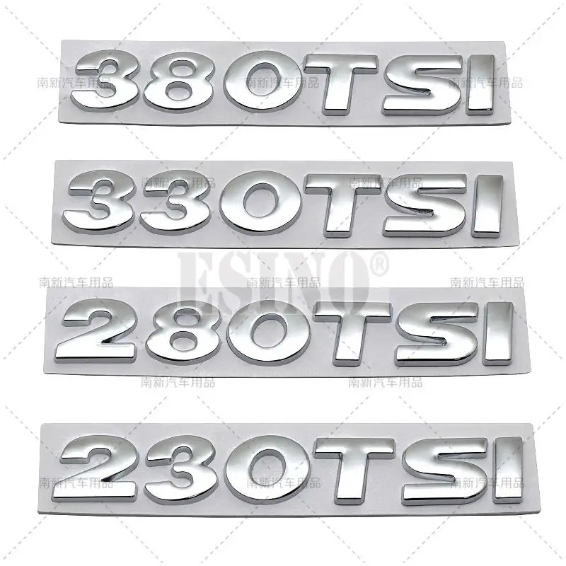 Car Styling 3D 230 280 330 380 TSI Metal Alloy Adhesive Emblem Rear Trunk Badge Fender Sticker Car Body Decal for Volkswagen
Car Styling 3D 230 280 330 380 TSI Metal Alloy Adhesive Emblem Rear Trunk Badge Fender Sticker Car Body Decal for Volkswagen
