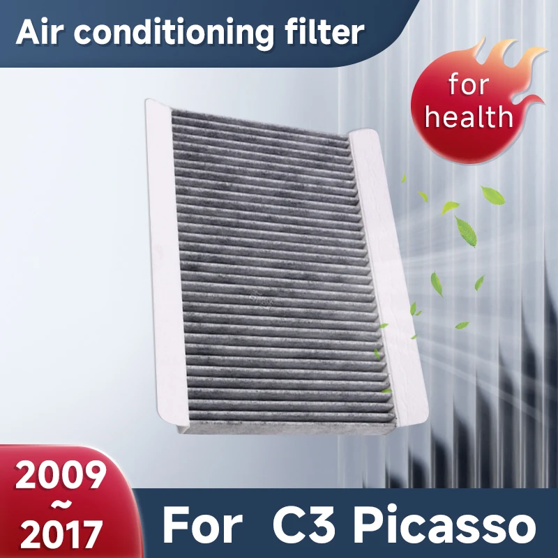Activated Carbon Air Conditioner Filter Car For Citroen C3 Picasso 2009~2017 2016 6447.KL 6447.NT Filter Effectively Accessories
Activated Carbon Air Conditioner Filter Car For Citroen C3 Picasso 2009~2017 2016 6447.KL 6447.NT Filter Effectively Accessories