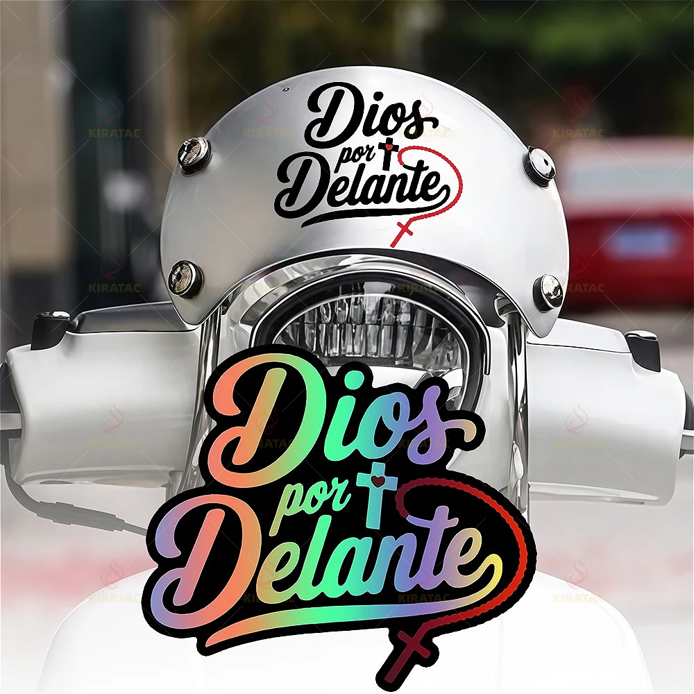 1 шт. виниловая наклейка с надписью "Dios Por Delante" (Крест), водонепроницаемая универсальная наклейка для мотоциклетного обтекателя, кофра, топливного бака, автомобильного окна
1 шт. виниловая наклейка с надписью "Dios Por Delante" (Крест), водонепроницаемая универсальная наклейка для мотоциклетного обтекателя, кофра, топливного бака, автомобильного окна