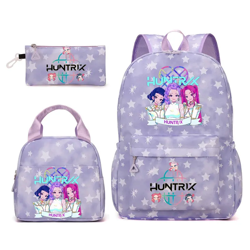 Kpop Demon Hunter Backpacks 3pcs Print Teens Capacity School Bags Lightweight Travel Outdoor Mochilas
Kpop Demon Hunter Backpacks 3pcs Print Teens Capacity School Bags Lightweight Travel Outdoor Mochilas