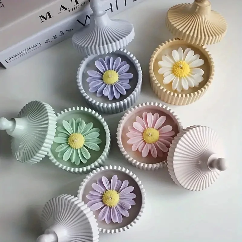 2 шт., силиконовая форма для свечей с крышкой, круглая полосатая шкатулка для хранения ювелирных изделий, силиконовая форма для изготовления штукатурки, бетона, коробка для хранения 
2 шт., силиконовая форма для свечей с крышкой, круглая полосатая шкатулка для хранения ювелирных изделий, силиконовая форма для изготовления штукатурки, бетона, коробка для хранения