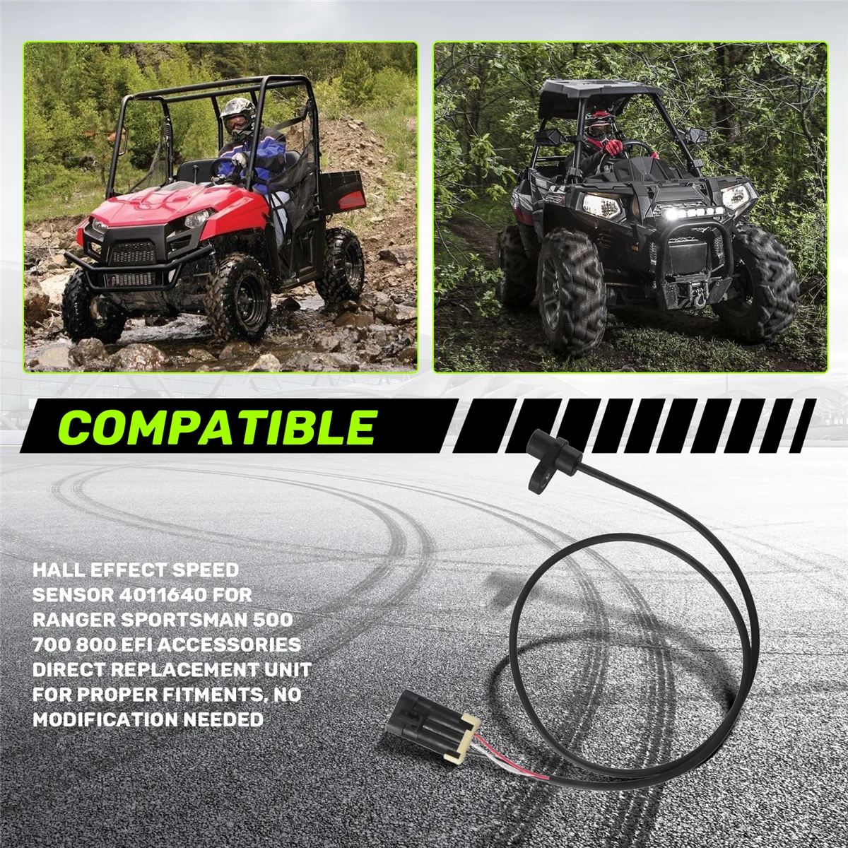 N32R_Hall Effect Speed Sensor 4011640 for Polaris Ranger Sportsman 500 700 800 EFI Accessories
N32R_Hall Effect Speed Sensor 4011640 for Polaris Ranger Sportsman 500 700 800 EFI Accessories