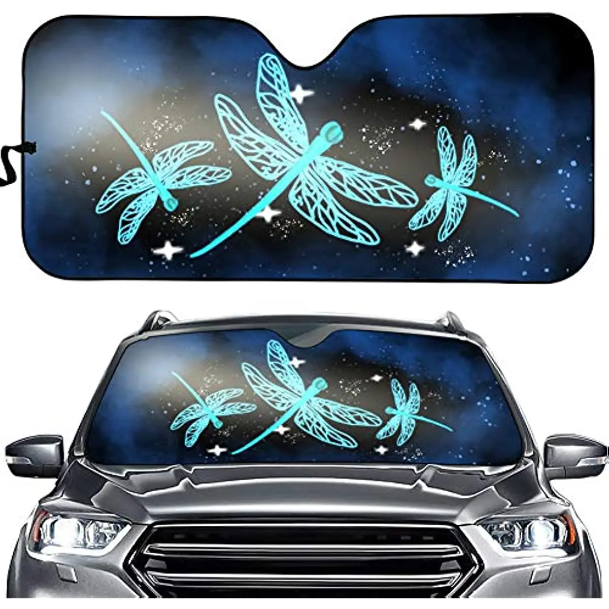 Солнцезащитный козырек для лобового стекла автомобиля Dragonfly, внешний защитный козырек от УФ-лучей
Солнцезащитный козырек для лобового стекла автомобиля Dragonfly, внешний защитный козырек от УФ-лучей