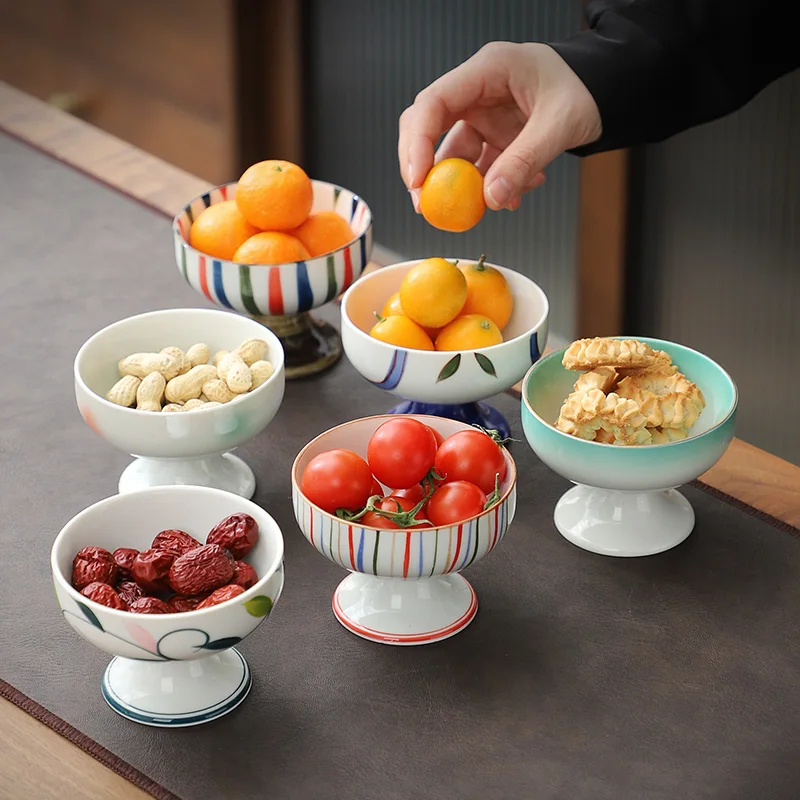 Japanese high foot tea plate Exquisite sacrificial fruit platter Snack Plate Ceramic dessert cup Candy fruit snack Dim sum plate
Japanese high foot tea plate Exquisite sacrificial fruit platter Snack Plate Ceramic dessert cup Candy fruit snack Dim sum plate