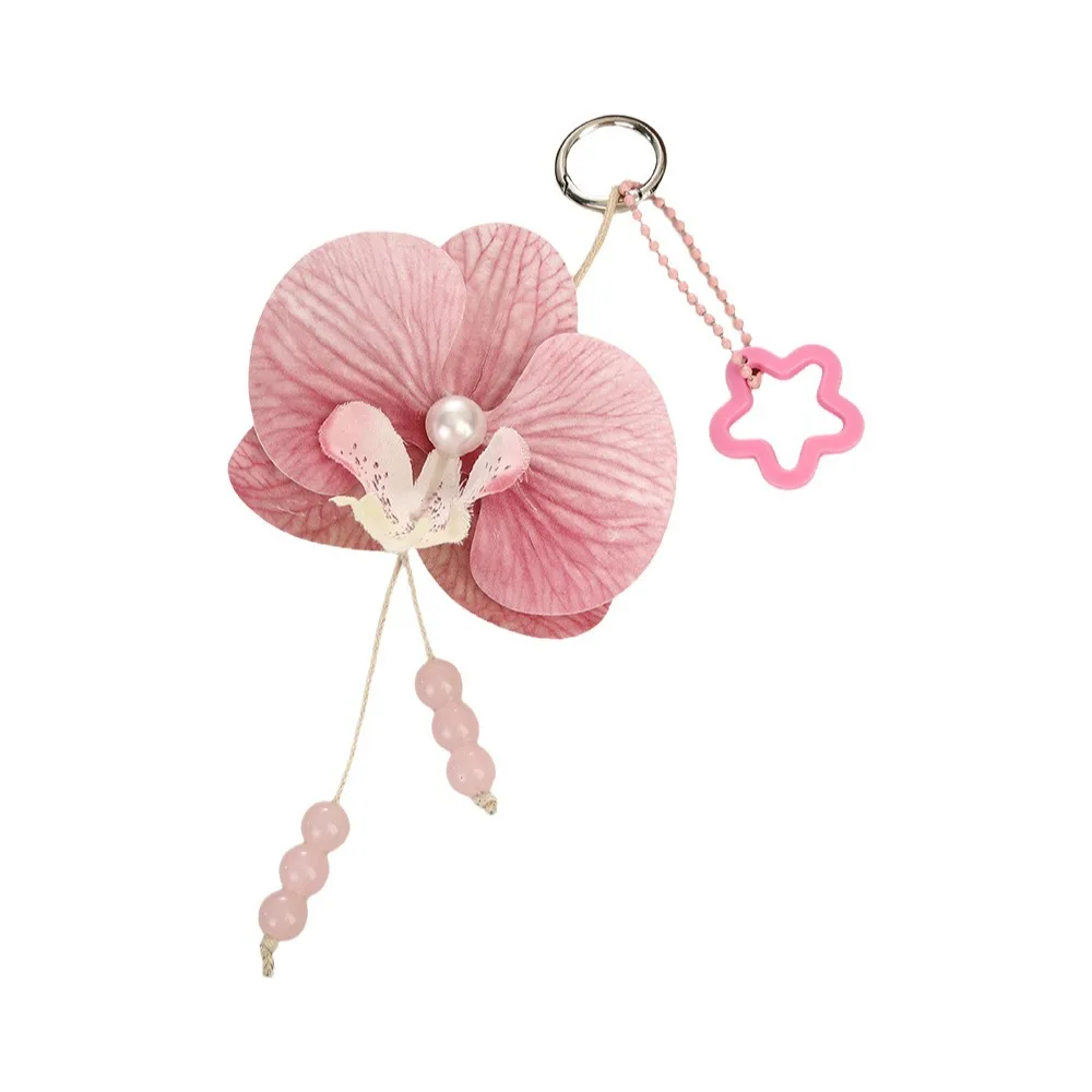 Exquisite Simulation Flower Orchid Keychain Backpack Decoration Colorful Simulation Flower Keyring Backpack Hangings Decor Gifts
Exquisite Simulation Flower Orchid Keychain Backpack Decoration Colorful Simulation Flower Keyring Backpack Hangings Decor Gifts