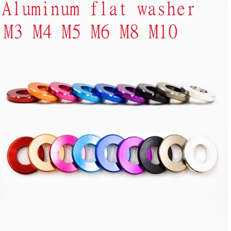 10 шт. M3 M4 M5 M6 M8 M10 алюминиевая плоская шайба красочные запасные части для радиоуправления, для модели RC
10 шт. M3 M4 M5 M6 M8 M10 алюминиевая плоская шайба красочные запасные части для радиоуправления, для модели RC