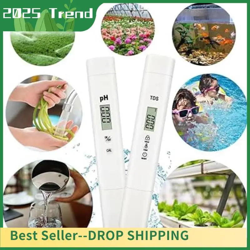 0-14PH Meter TDS Temperature Tester For Drinking Water Pool Aquarium Automatic Calibration White
0-14PH Meter TDS Temperature Tester For Drinking Water Pool Aquarium Automatic Calibration White