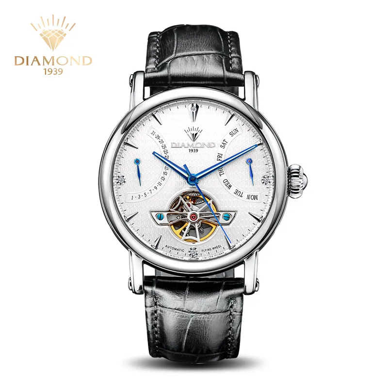 Shanghai Diamond Brand Men's Mechanical Watch Multi-functional Waterproof Leaky Pendulum Double Calendar Business Casual S600
Shanghai Diamond Brand Men's Mechanical Watch Multi-functional Waterproof Leaky Pendulum Double Calendar Business Casual S600