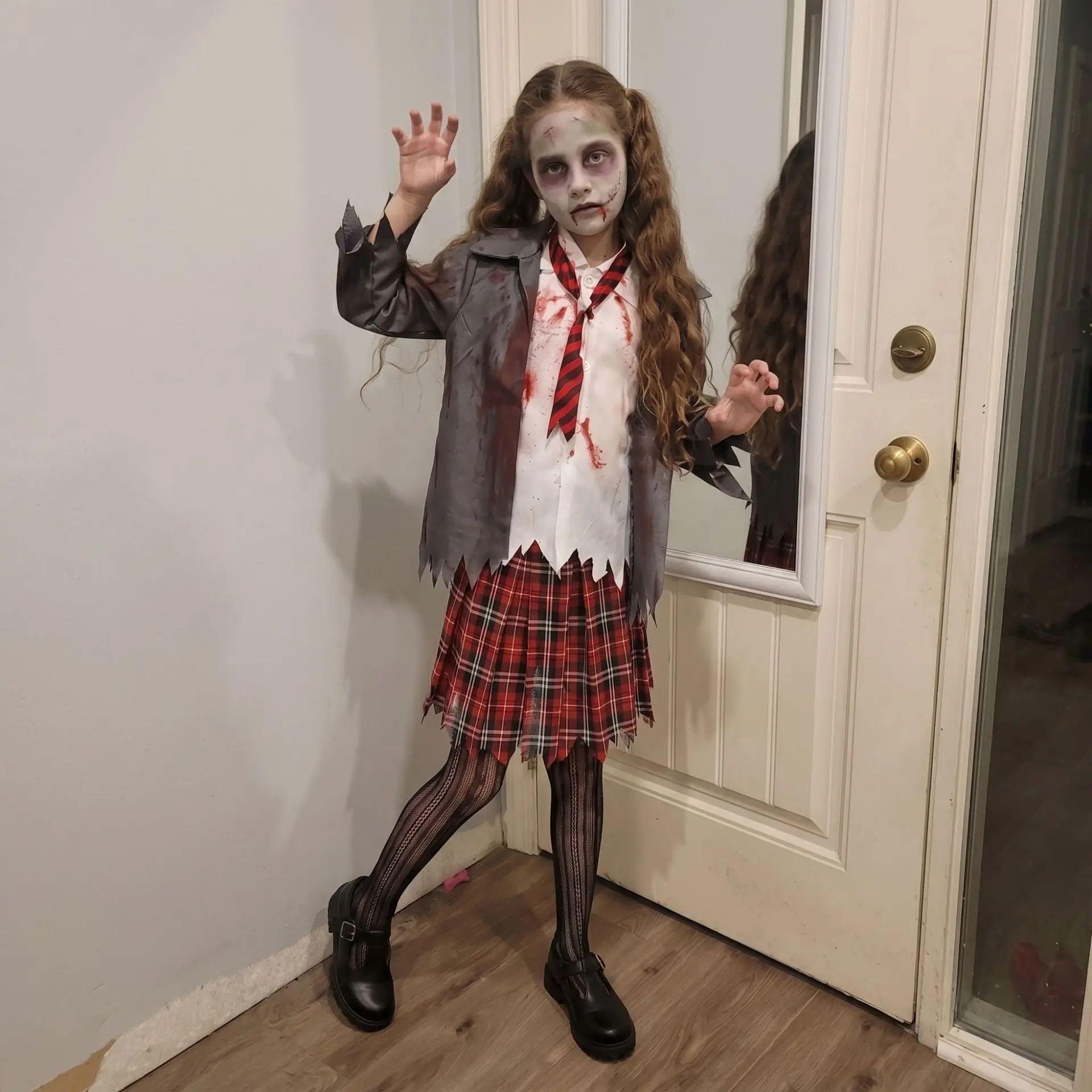 Halloween Horror Campus Zombie Cosplay Costume 3-10 Years Old Easter Purim Carnival Party Dress Up Masquerade Ghost Costume 2026
Halloween Horror Campus Zombie Cosplay Costume 3-10 Years Old Easter Purim Carnival Party Dress Up Masquerade Ghost Costume 2026