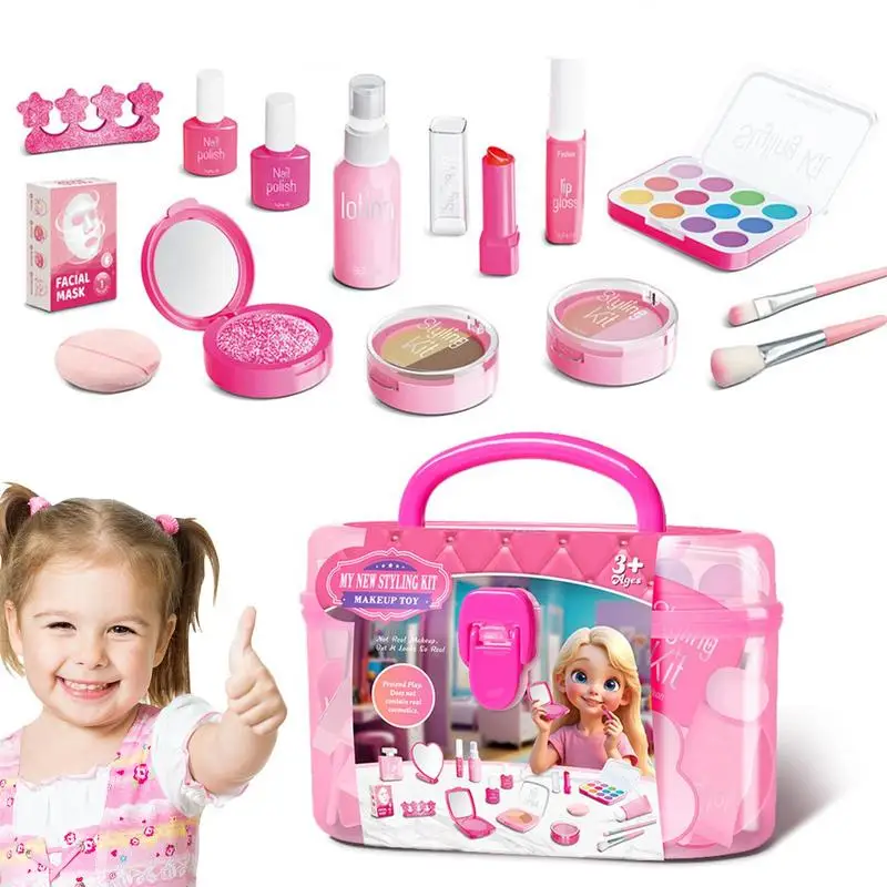 Pretend Play Makeup Toys Little Girl Play House Makeup Game Safe And Harmless Indoor Toy For Birthday Christmas Children's Day
Pretend Play Makeup Toys Little Girl Play House Makeup Game Safe And Harmless Indoor Toy For Birthday Christmas Children's Day