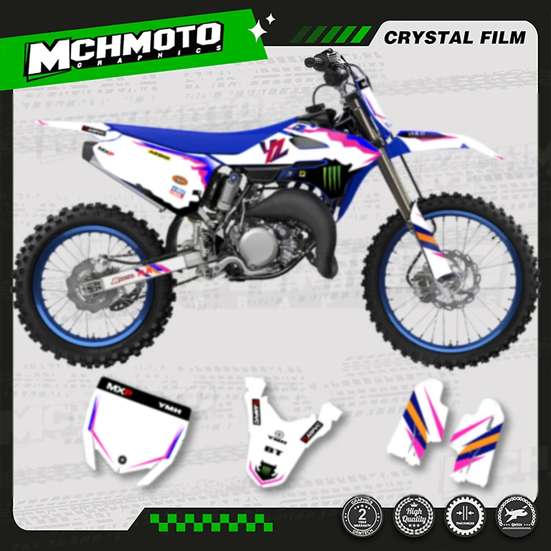 MCHMFG Motorcycle Graphics Background Decal For YAMAHA 2022 2023 2024 2025 YZ85 Number Name Custom Stickers Kits
MCHMFG Motorcycle Graphics Background Decal For YAMAHA 2022 2023 2024 2025 YZ85 Number Name Custom Stickers Kits