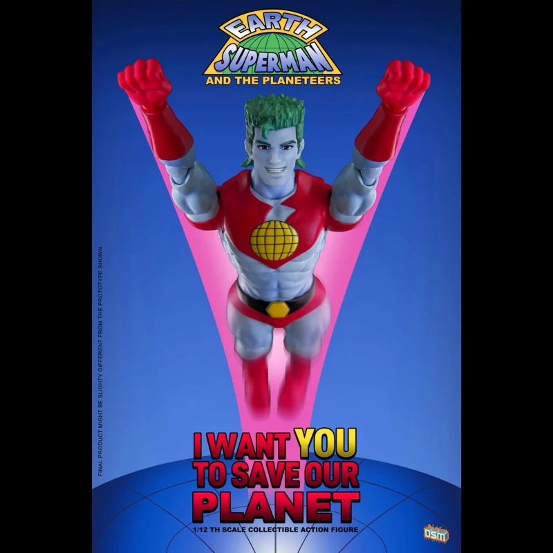In Stock Gt DSM Captain Planet And The Planeteers Action Figure 1/12toy Captain Planet Actuable Doll Collection Model Gift
In Stock Gt DSM Captain Planet And The Planeteers Action Figure 1/12toy Captain Planet Actuable Doll Collection Model Gift