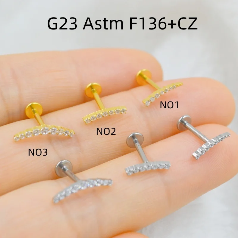 Набор из 10 украшений для пирсинга: 16G, из стали G23 (ASTM F136), с прозрачными фианитами, для губ, лабрет, ушей (хеликс, трагус, руук). Новинка, сияющий блеск.
Набор из 10 украшений для пирсинга: 16G, из стали G23 (ASTM F136), с прозрачными фианитами, для губ, лабрет, ушей (хеликс, трагус, руук). Новинка, сияющий блеск.