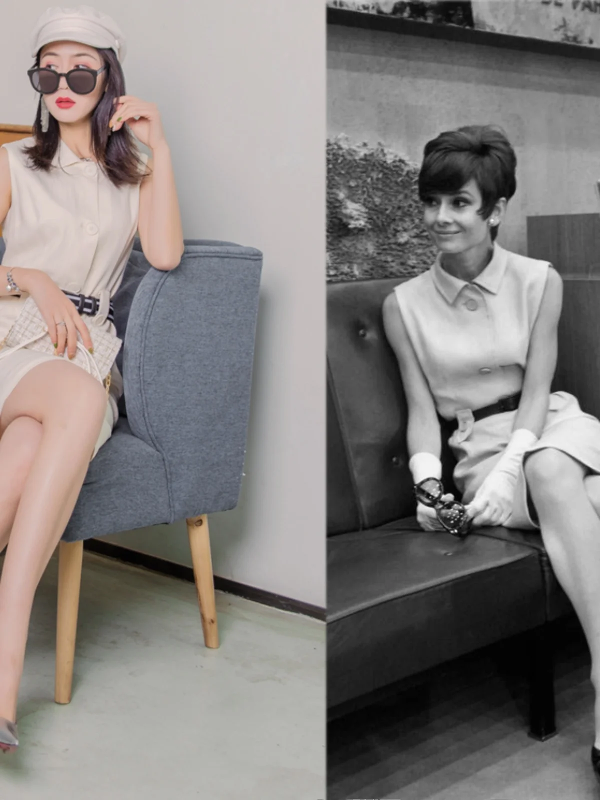 Audrey Hepburn Inspired Sleeveless Cotton Linen Dress with Belt High Waist A-Line OL Style Women's Fashion Spring Summer Autumn
Audrey Hepburn Inspired Sleeveless Cotton Linen Dress with Belt High Waist A-Line OL Style Women's Fashion Spring Summer Autumn