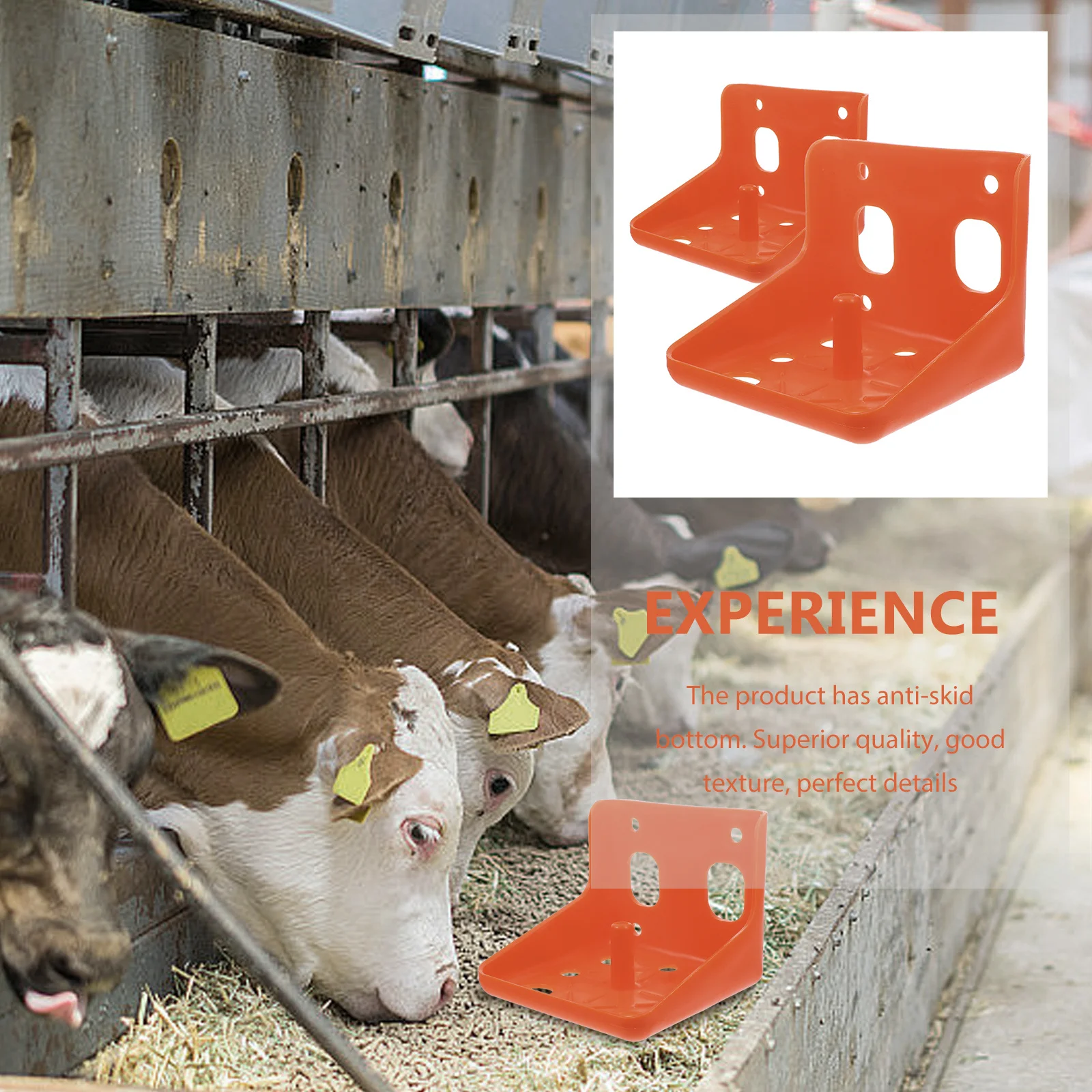 2Pcs Lick Brick Box for Livestock Thickened Heavy Duty Plastic Sheep Feeder Nutrition Feed Pan for Cattle Farming
2Pcs Lick Brick Box for Livestock Thickened Heavy Duty Plastic Sheep Feeder Nutrition Feed Pan for Cattle Farming