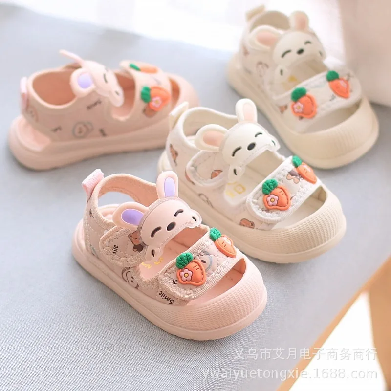 Children Head-Covering Rabbit Walking Sandals Summer Soft-Soled Baby PVC Sole Casual Shoes Kids Beach Water Shoes Outdoor Sandal
Children Head-Covering Rabbit Walking Sandals Summer Soft-Soled Baby PVC Sole Casual Shoes Kids Beach Water Shoes Outdoor Sandal