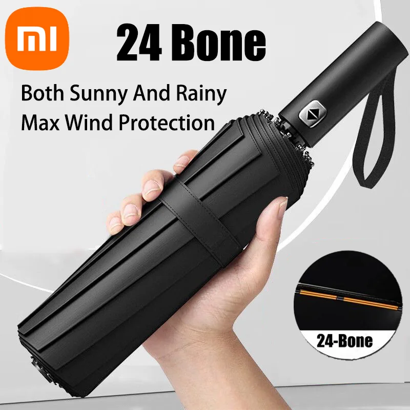 Xiaomi 24-костный однотонный автоматический зонт, складной светильник, большой формат, уличный солнцезащитный козырек, автоматический зонт с защитой от ультрафиолета 
Xiaomi 24-костный однотонный автоматический зонт, складной светильник, большой формат, уличный солнцезащитный козырек, автоматический зонт с защитой от ультрафиолета