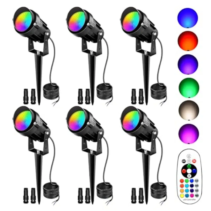 Low Voltage Landscape LightingV-4V RGBW Color Changing Landscape Lights IP7 Waterproof Landscape Spotlights for Garden Yard Hol
Low Voltage Landscape LightingV-4V RGBW Color Changing Landscape Lights IP7 Waterproof Landscape Spotlights for Garden Yard Hol