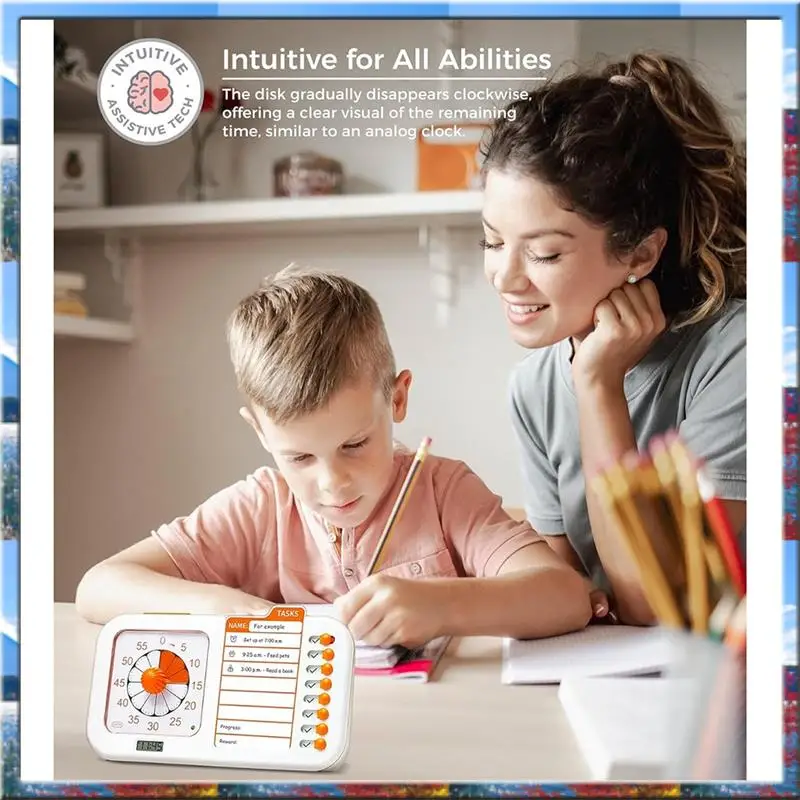 Top Deals 3-In-1 Visual ADHD Timer For Kids & Adults With Planning Board, Task Timer, Chore Chart & Visual Schedule Planne
Top Deals 3-In-1 Visual ADHD Timer For Kids & Adults With Planning Board, Task Timer, Chore Chart & Visual Schedule Planne