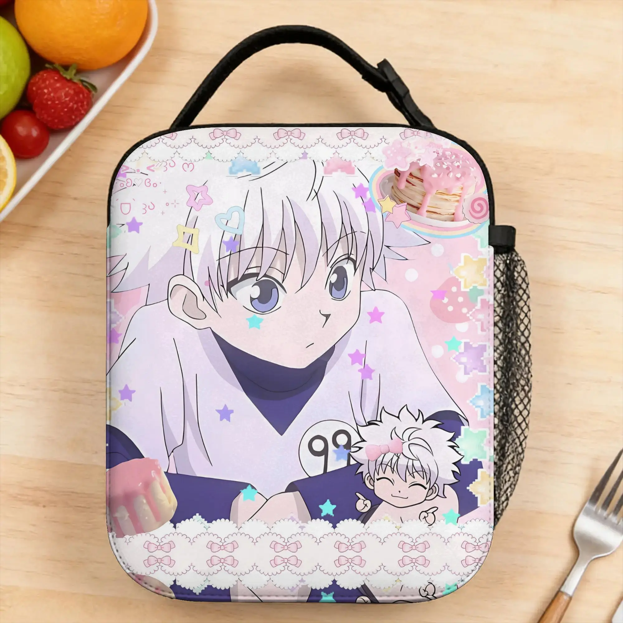 Lunch Bag Anime Hunter X Hunter Office Lunch Box For Unisex Funny Portable Zipper Custom Thermal Tote Handbags
Lunch Bag Anime Hunter X Hunter Office Lunch Box For Unisex Funny Portable Zipper Custom Thermal Tote Handbags