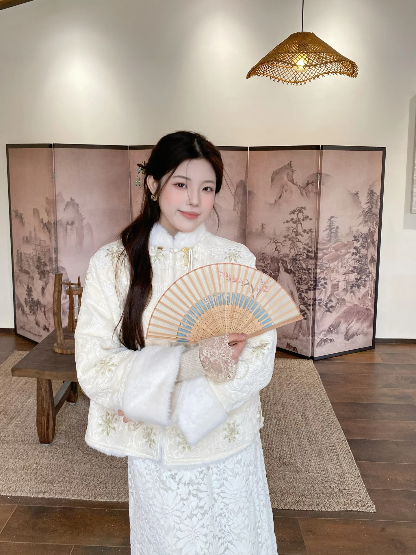 Ele Embroidered Cotton Jaet Women's Stand Collar Svel Traditional Chinese Sle Outerwear Long Sve Button Closure
Ele Embroidered Cotton Jaet Women's Stand Collar Svel Traditional Chinese Sle Outerwear Long Sve Button Closure