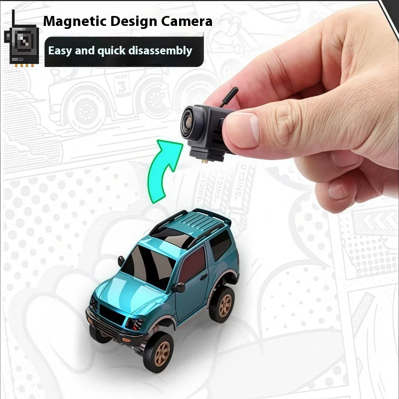 4WD 1:64 2.4G SNICLO FPV Wireless Immersive RC Car Camera Wireless Micro Car Removable Off Road Drive Climbing Adult Toy Gifts
4WD 1:64 2.4G SNICLO FPV Wireless Immersive RC Car Camera Wireless Micro Car Removable Off Road Drive Climbing Adult Toy Gifts