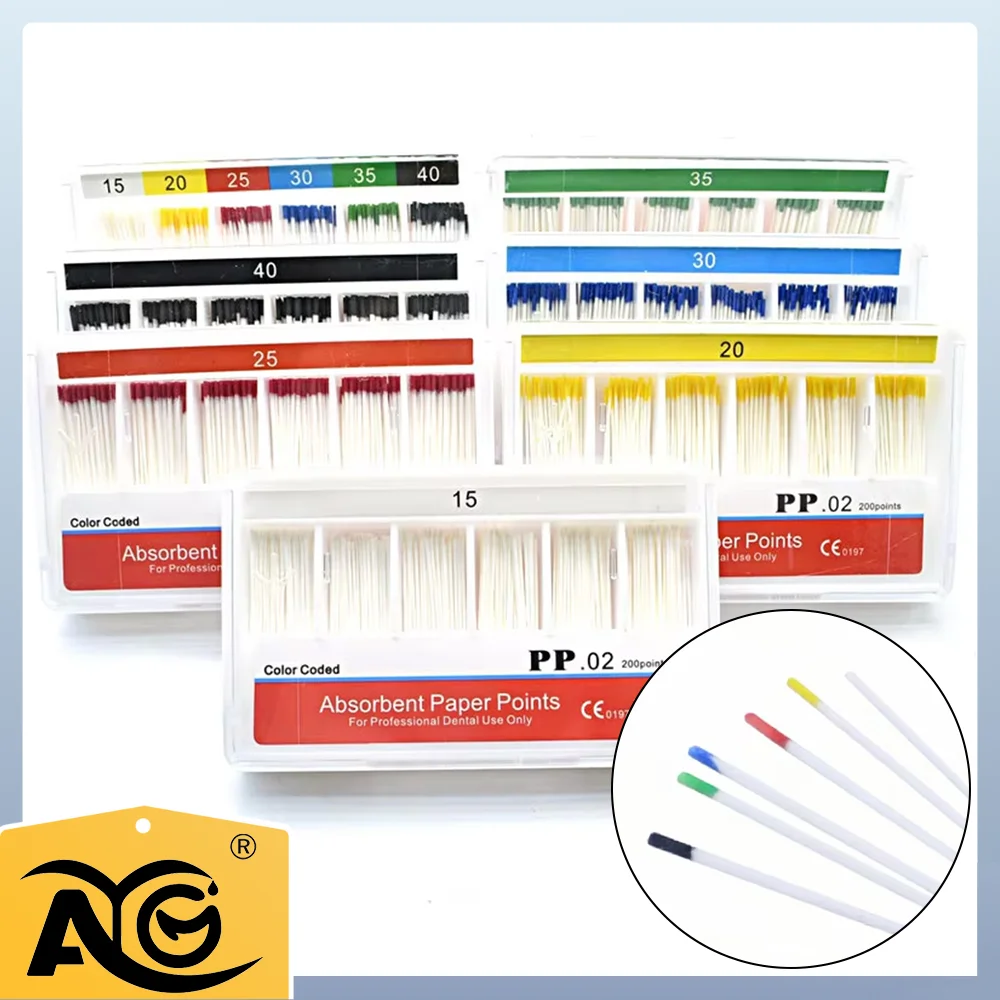 AG 1Box Dental Absorbent Paper Points Sterile Mixed Sizes 02 04 06 Taper 15-80# For Dentist Use Dentistry Materials
AG 1Box Dental Absorbent Paper Points Sterile Mixed Sizes 02 04 06 Taper 15-80# For Dentist Use Dentistry Materials