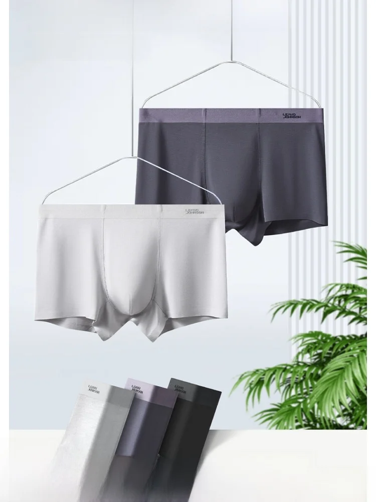 Leavo Johnson Ultra-Thin Modal Breathable Boxer Shorts 3-Pack Comfortable Seamless Mid-Waist Men's Underwear
Leavo Johnson Ultra-Thin Modal Breathable Boxer Shorts 3-Pack Comfortable Seamless Mid-Waist Men's Underwear