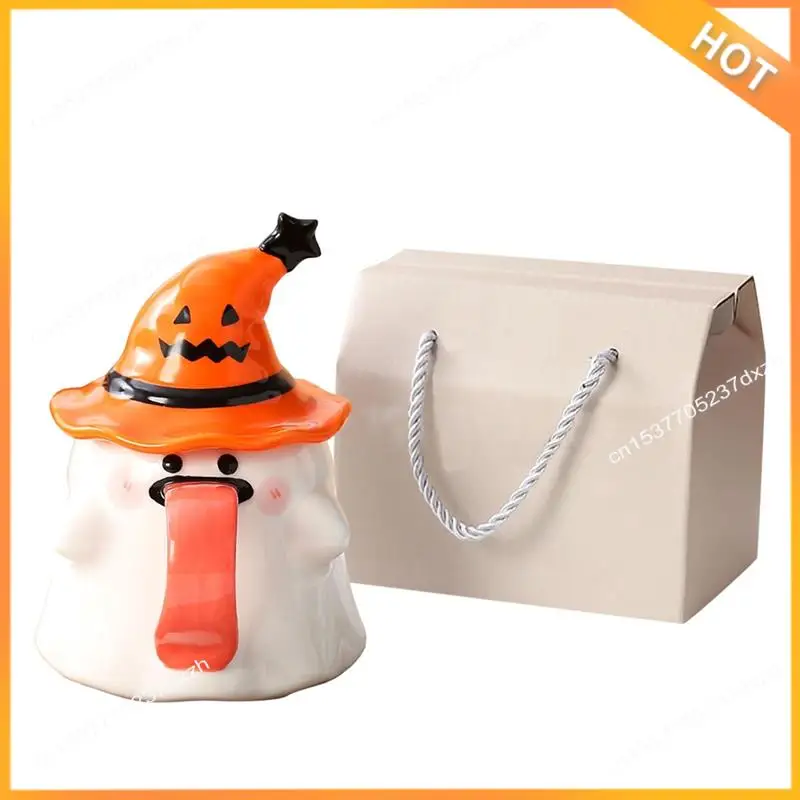 A43M Halloween Cup With Witch Hat Cover Specter, Cute Originality Tongue Out Mug, Novelty Halloween Tea Cup
A43M Halloween Cup With Witch Hat Cover Specter, Cute Originality Tongue Out Mug, Novelty Halloween Tea Cup