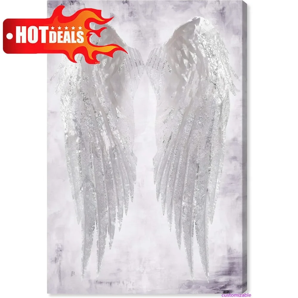 Oliver Gal Artist Co. 'Wings of Angel Amethyst' Gray Fashion Wall Art Print on Premium Canvas, 24x36
Oliver Gal Artist Co. 'Wings of Angel Amethyst' Gray Fashion Wall Art Print on Premium Canvas, 24x36
