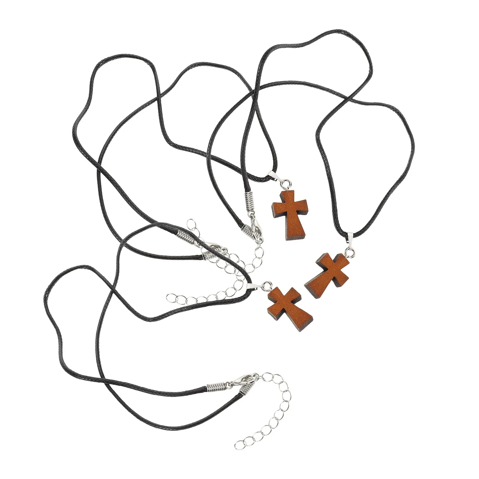 3Pcs Wood Cross Pendant Necklace Mini Lightweight Adjustable Rope Chain Natural Wooden Cross for Men Women Teens DIY
3Pcs Wood Cross Pendant Necklace Mini Lightweight Adjustable Rope Chain Natural Wooden Cross for Men Women Teens DIY