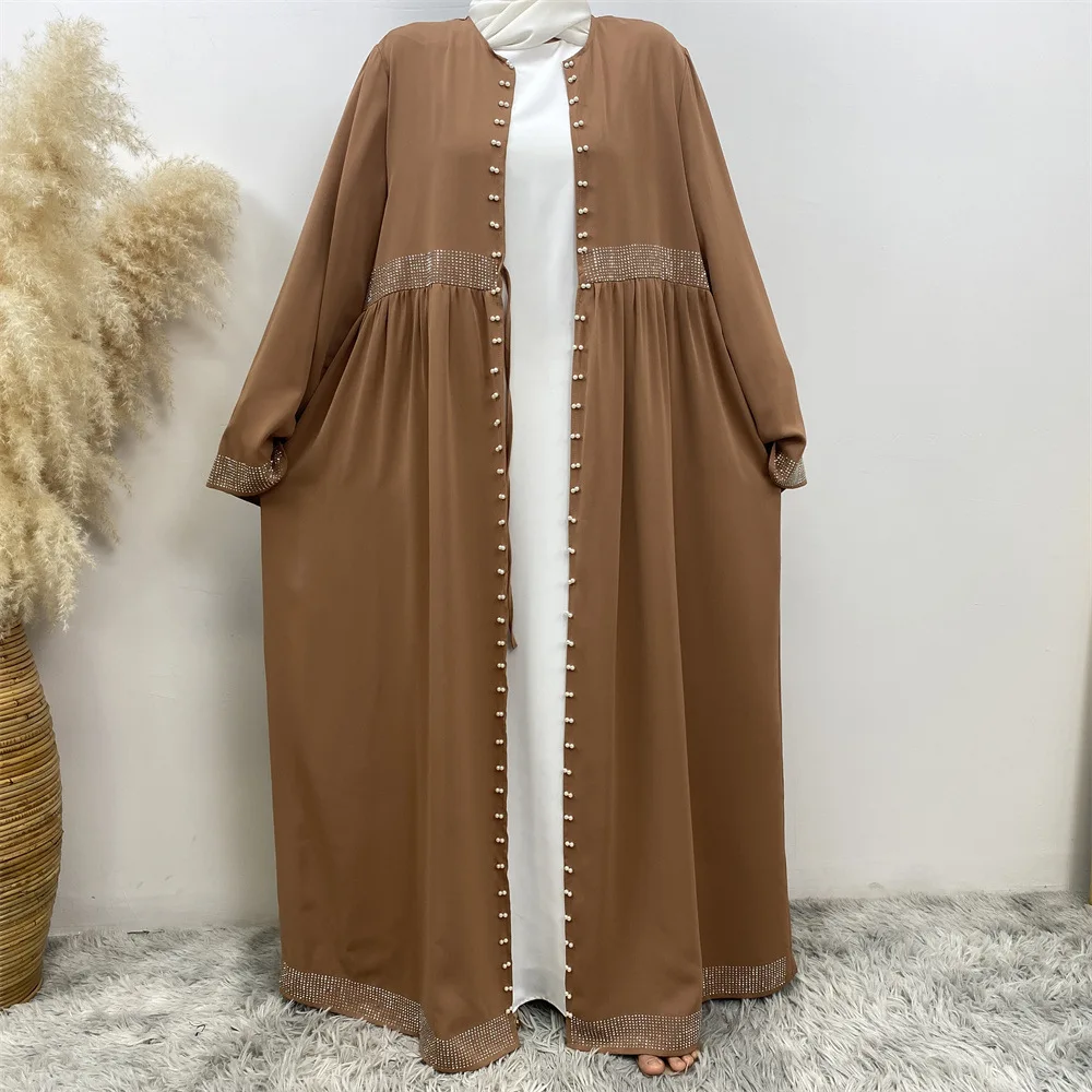 Luxury Diamond Beading Muslim for Women Open Cardigan Kimono Maxi Dress Abaya Turkey Dubai Kaftan Arab Robe Party Jalabiya Gown
Luxury Diamond Beading Muslim for Women Open Cardigan Kimono Maxi Dress Abaya Turkey Dubai Kaftan Arab Robe Party Jalabiya Gown